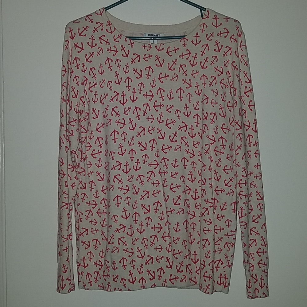 Sweater with anchors